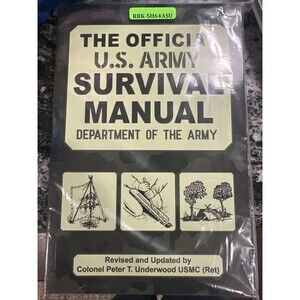 U.S. Survival Manual Book Outdoor Enthusiasts Pictures / Illustrations 428 Pages
